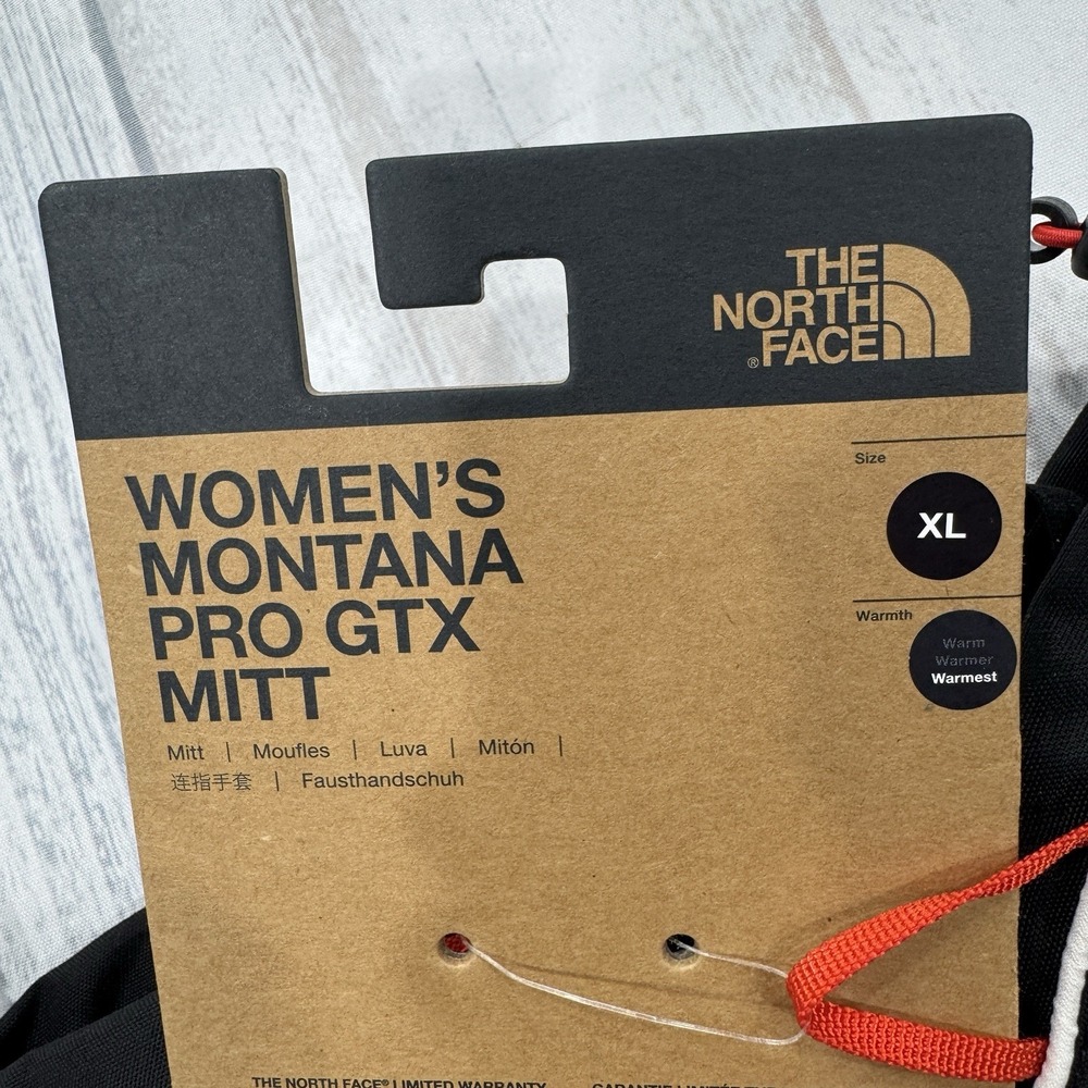 The North Face Women Montana Pro GTX Gortex Mittens Gloves XL Ski Snowboard $150 - Picture 6 of 6